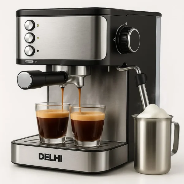 Cafetera Expresso Delhi 1.8l Acero Inoxidable 20 Bar 1300w C